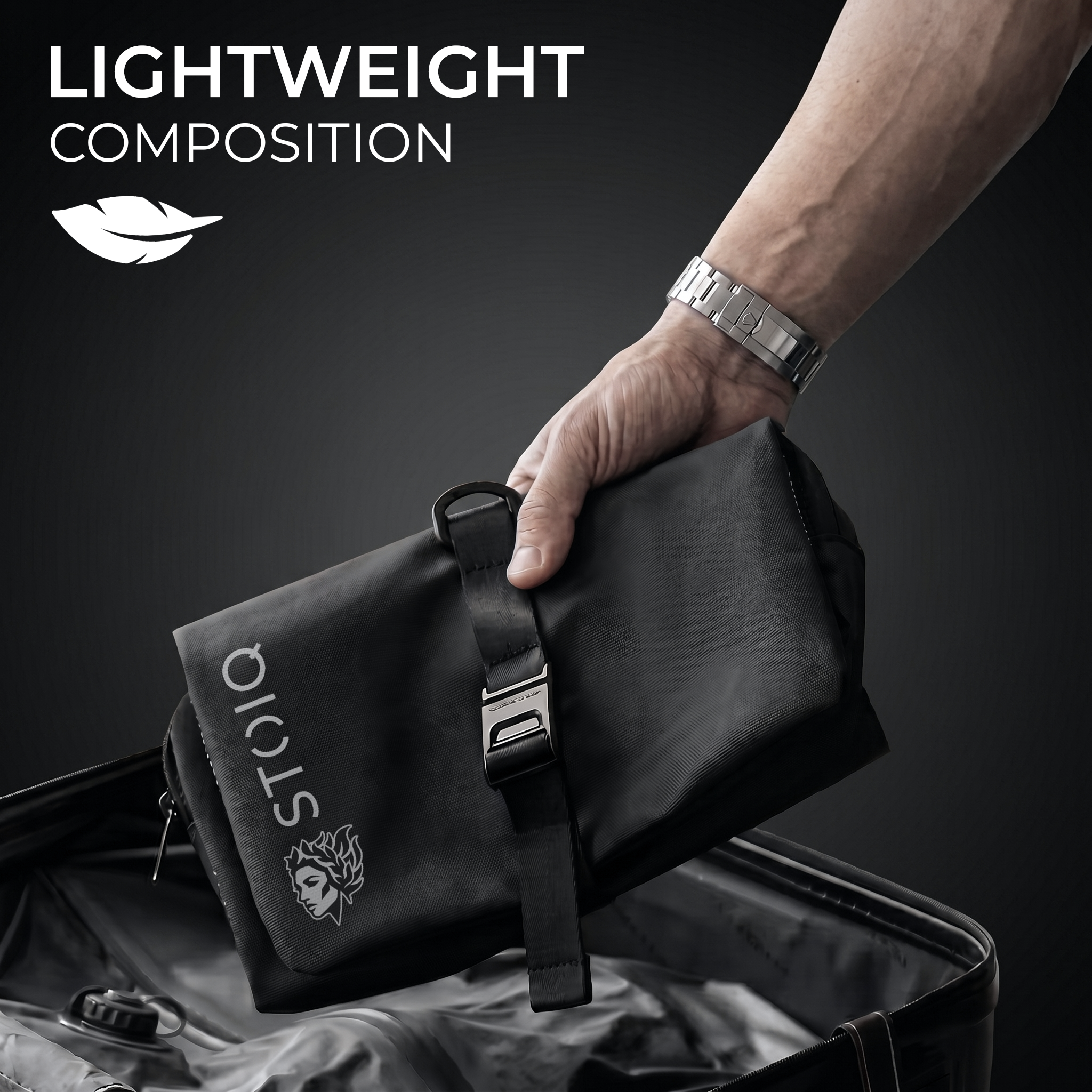 Stoiq Toiletry Bag lightweight travel wash bag