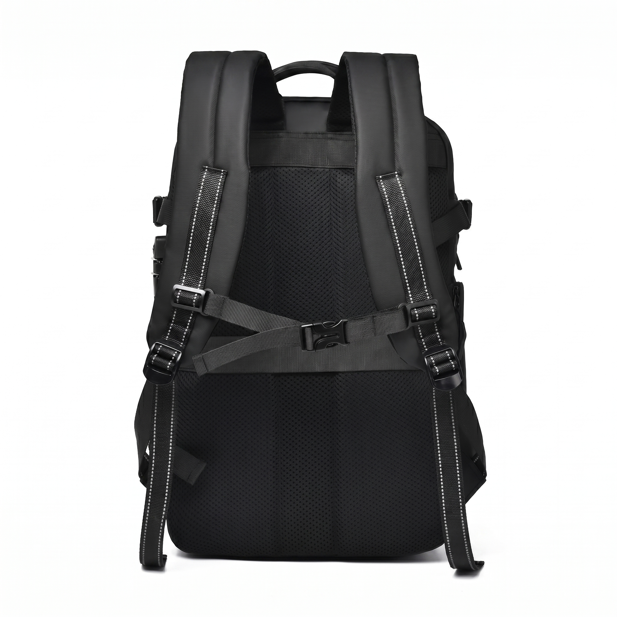 Stoiq Compression Backpack lifestyle travel shot
